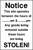 Site Notice Signs