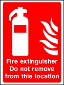 Extinguisher Do Not Remove