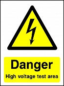 Danger Test Area Portrait