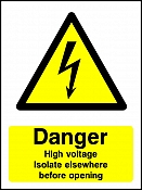 Danger HV Isolate Portrait