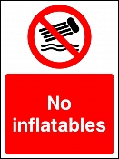 No Inflatables