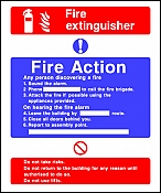 Fire Action Extinguisher