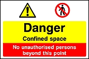 Confined Space Signs