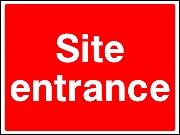Site Entrance Signs
