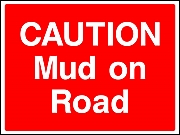 Mud on Road Signs