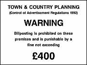 Billposting Signs