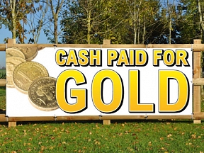 Cash Gold Banners