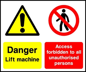 Danger Lift Machine