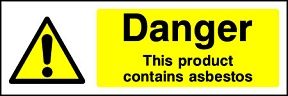 Asbestos Removal Signs