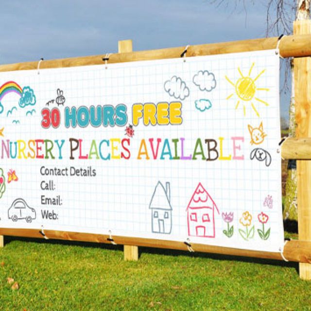 Nursery Spaces Available Banners Free Design with all nursery Banners