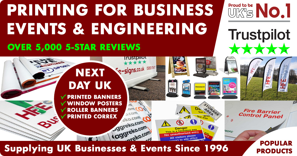 Business & Event Signs Banners & Flags