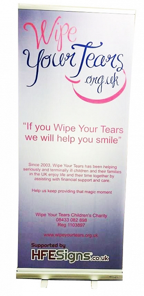 Charity Roll up banners
