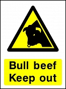 Bull Beef Keep Out
