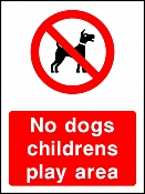 No Dogs Play Area