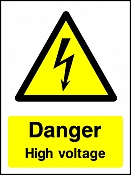 Danger High Voltage Portrait