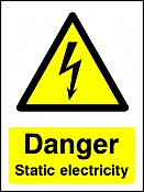 Danger Static Electricity Portrait