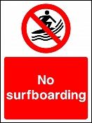 No Surfboarding