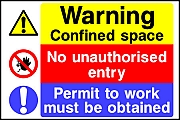 Confined Space No Entry