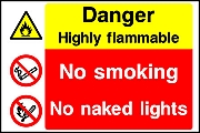 Flammable No Naked Lights