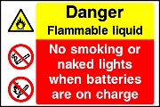 Flammable Batteries Charging