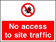No Site Traffic Signs