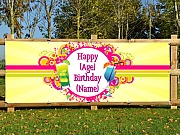 Birthday Age & Name Banner
