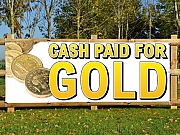 Cash Gold Banners