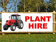 Plant Hire Banners