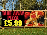 Take-a-way Pizza Banners