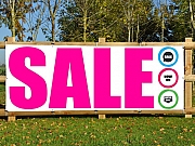 New Year Sales 30% Discount Printed Banner