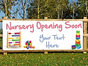 Nursery Open Soon Banners