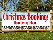 Christmas Bookings Now Being Taken Banner