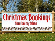 Christmas Bookings Now Being Taken Banner