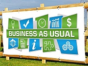 Business as usual Banner Signs