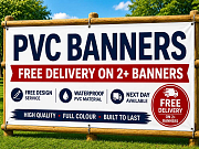 Commercial grade 550gsm PVC banner printing in the UK