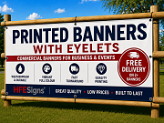 Printed Banners With Eyelets