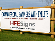 Commercial Banners With Eyelets