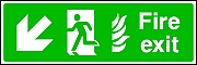 Fire Exit Flame (left-down)