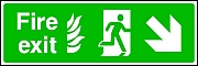 Fire Exit Flame (right-down)