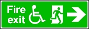 Disabled Exit Right