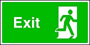Exit (man right)