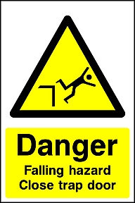 Falling Hazard Signs