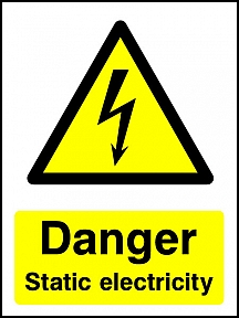 Danger Static Electricity Portrait