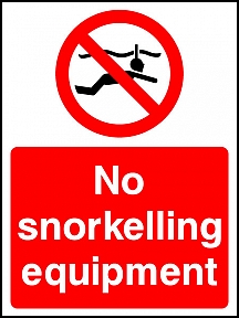 No Snorkelling