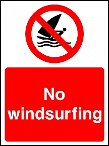 No Windsurfing