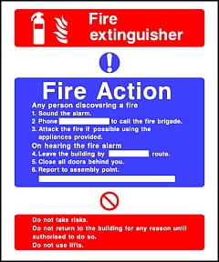 Fire Action Extinguisher