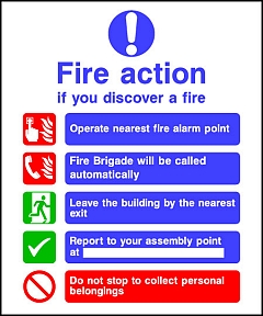 Fire Action Assembly Location