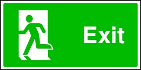 Exit (man left)