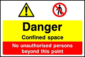 Confined Space Signs