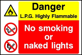 Flammable LPG